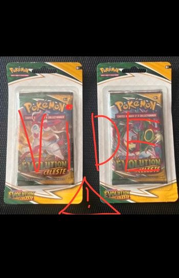 Blister booster Pokémon Évolution Céleste VIDE