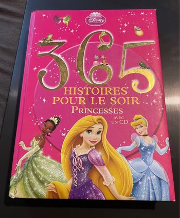 Grand livre 365 histoires pour le soir princesses Disney
