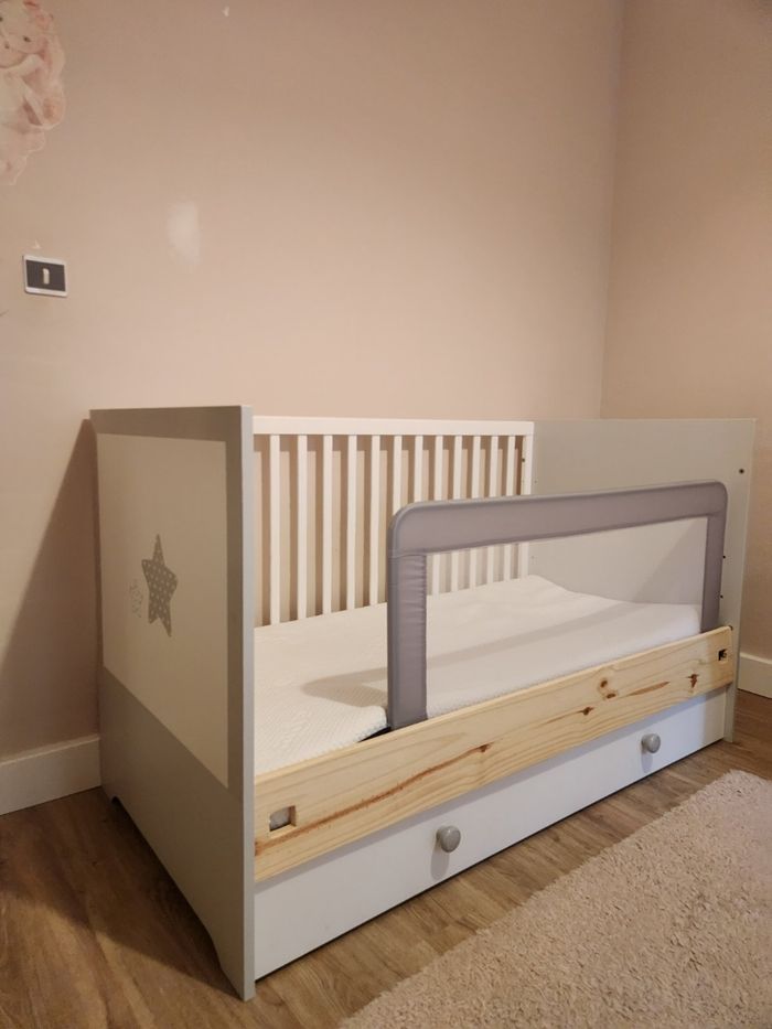 Lit évolutif 140x70 + commode - photo numéro 7