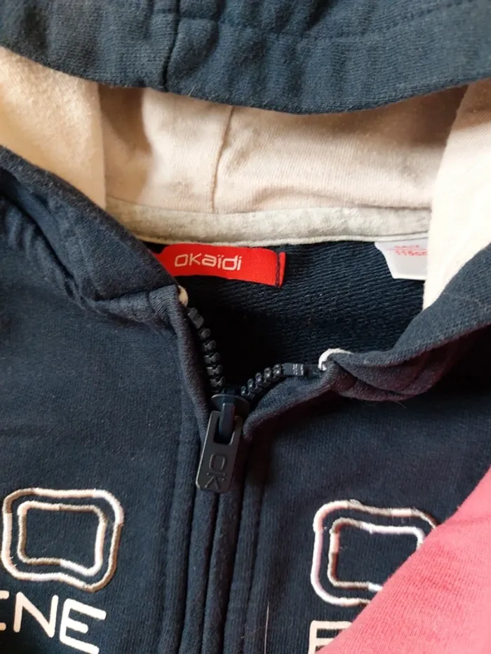 Lot de 2 gilets zippés à capuche 6A - photo numéro 3