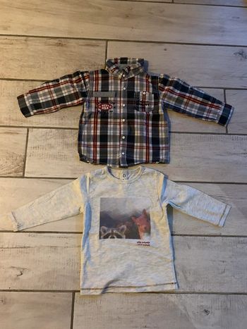Lot tee shirt 18 mois