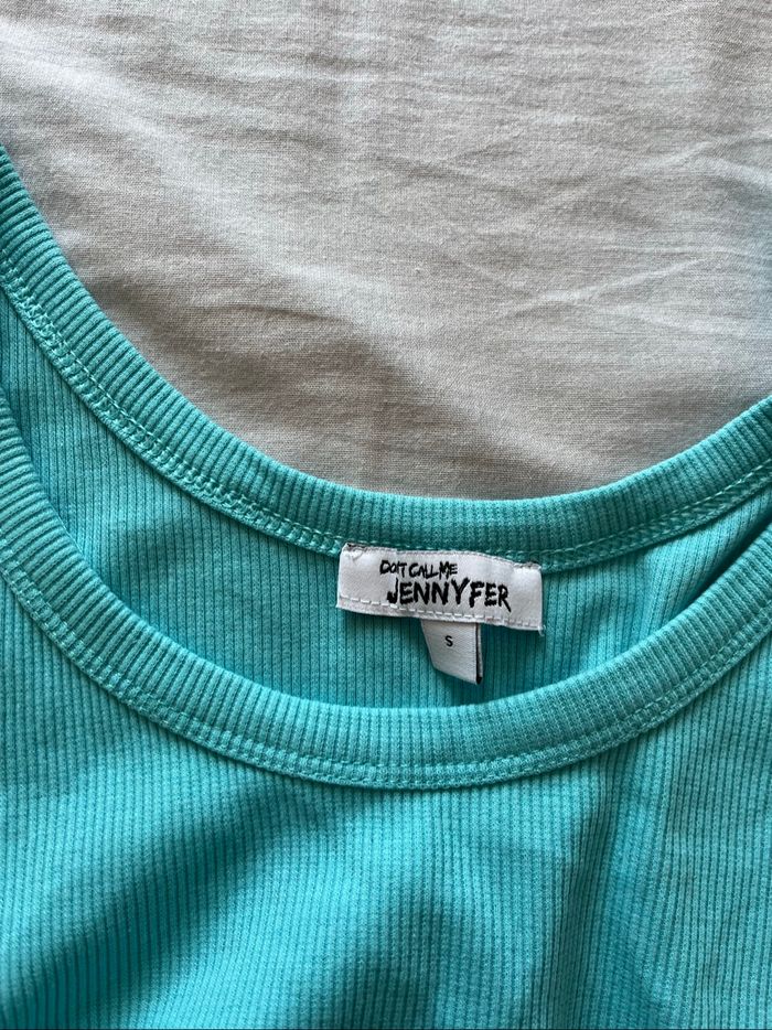 Top / débardeur turquoise - photo numéro 2