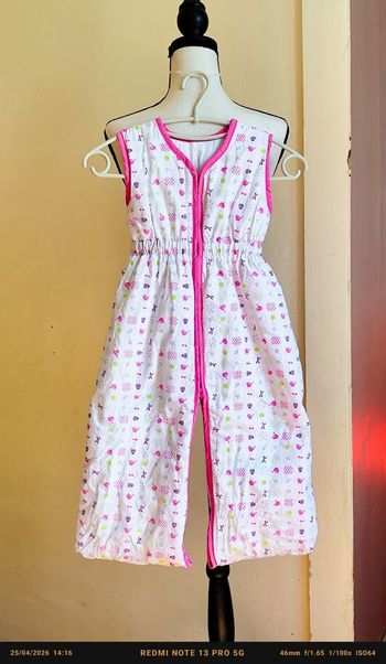 Gigoteuse avec jambes longueur 85 cm doublée,  6 mois - 2 ans environ