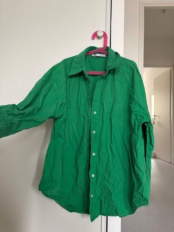 Chemise verte Zara