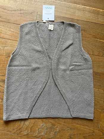 Gilet sans manche gris Little Celebs 6 ans neuf