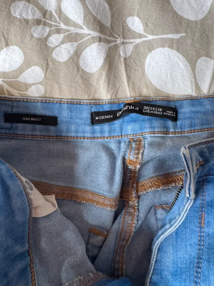 Jean skinny bleu bershka - photo numéro 2