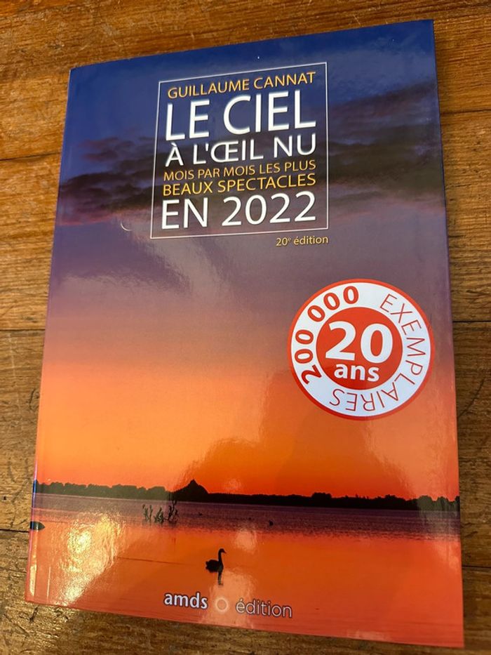 Livre neuf Le Ciel à l’œil nu 2022 Guillaume Cannat astronomie espace constellations amds edition