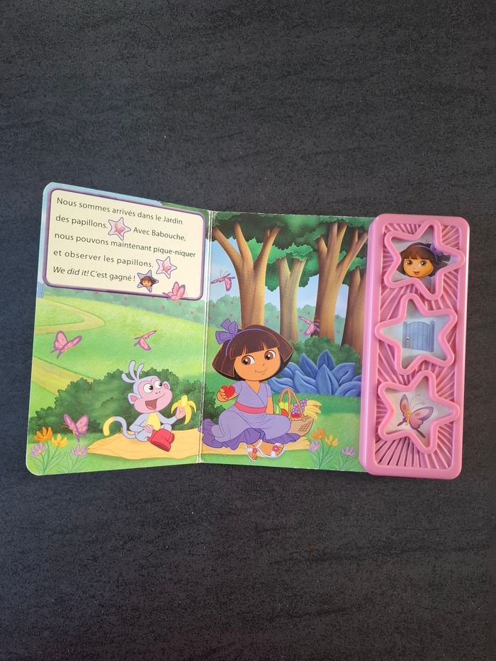 Livre sonore Dora l'exploratrice Le jardin des papillons en bon état - photo numéro 4