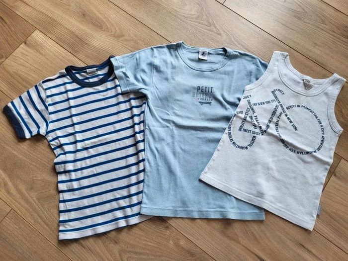 Lot 3 maillots de corps 8 ans