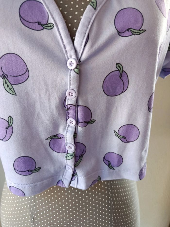 Crop top violet Shein Taille L - photo numéro 2