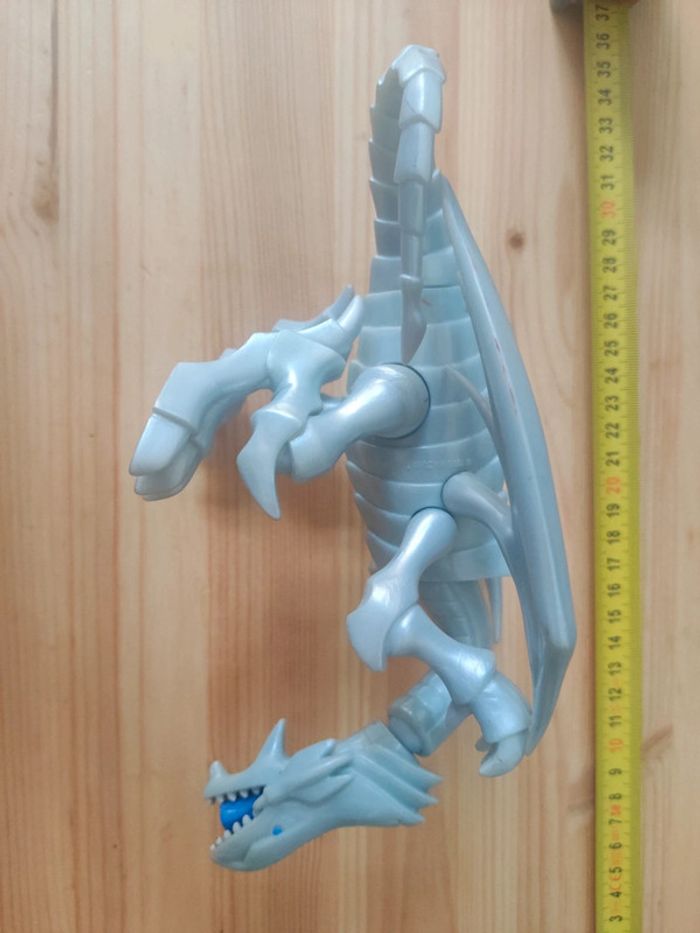 Figurine Yu-Gi-Oh! Blue Eyes White Dragon/Dragon Blanc Yeux Bleus Vintage Mattel - photo numéro 5