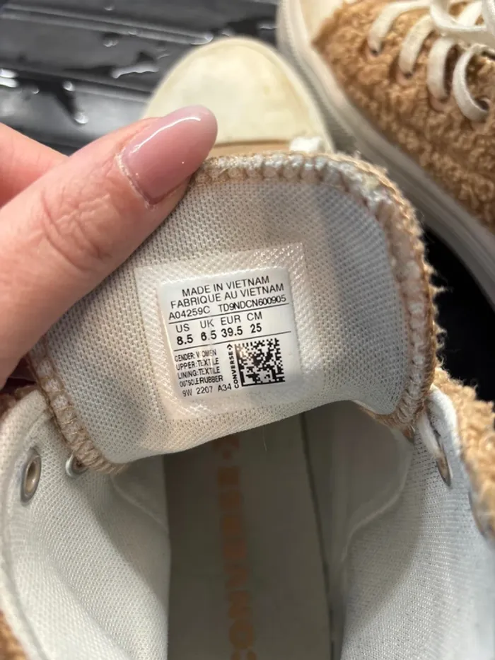 Converse moumoute camel - photo numéro 5