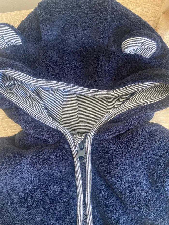 Veste zipée Bébé Rêve 9 mois - photo numéro 2
