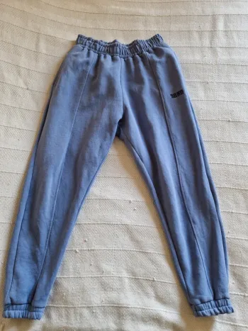 Lola / Bas de jogging lilas violet parme molelton vintage femme taille M 36/38