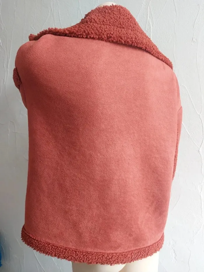 Manteau bouclée orange - photo numéro 6