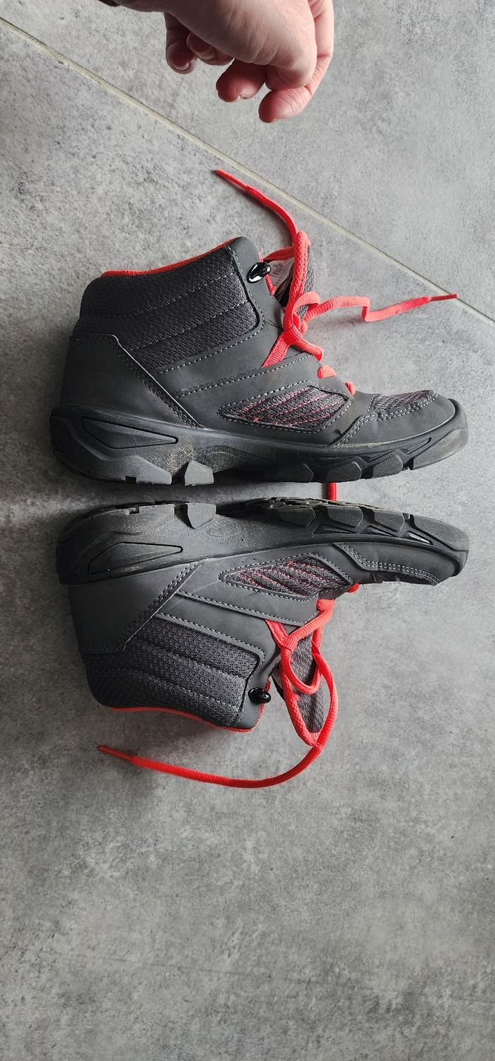 Paire de chaussures de randonnée MH100 MID TW quechua taille 36 - photo numéro 8