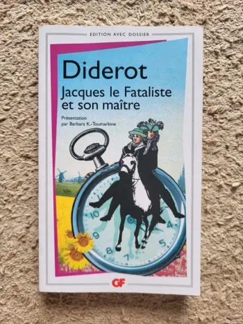 Livre "Jacques le Fataliste et son maître" de Diderot - avec dossier pédagogique