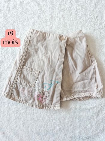 Jupe short 18 mois