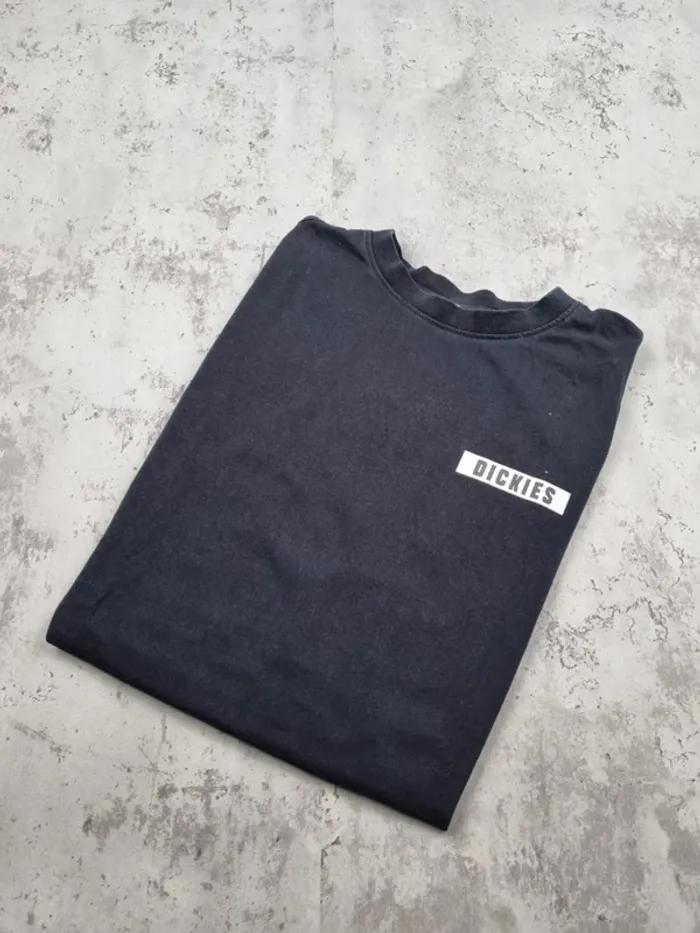 T-shirt Dickies noir – Taille S Hommes (mesures en photos)