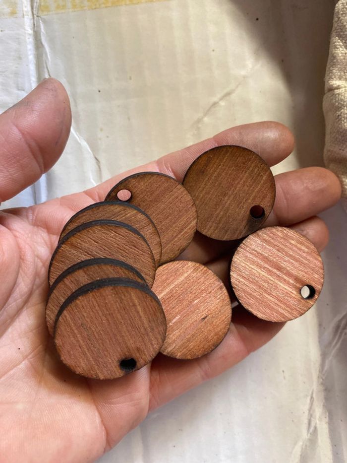 10 porte clefs bois - photo numéro 4