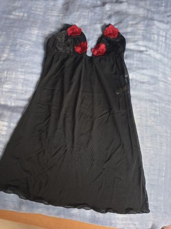 Nuisette bordeaux et noir
