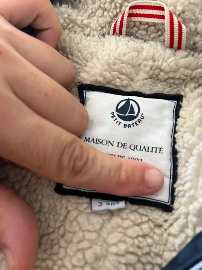 Veste polaire petit bateau bleu marine 3 ans - photo numéro 6
