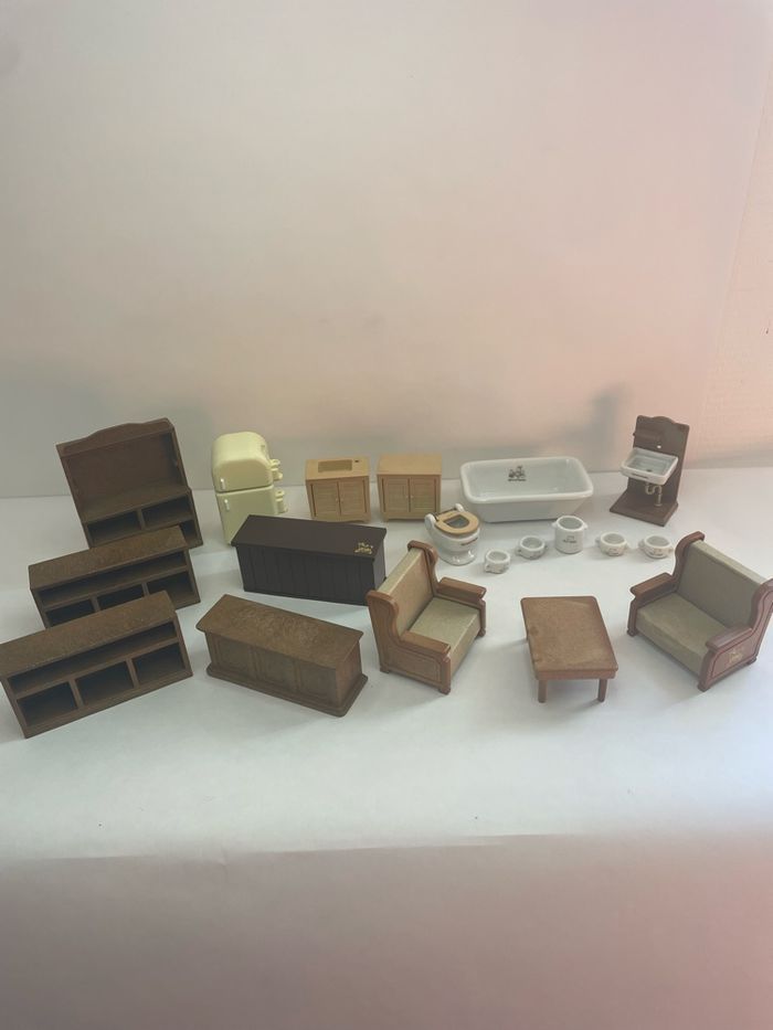 Lot meuble vintage sylvanian families - photo numéro 1