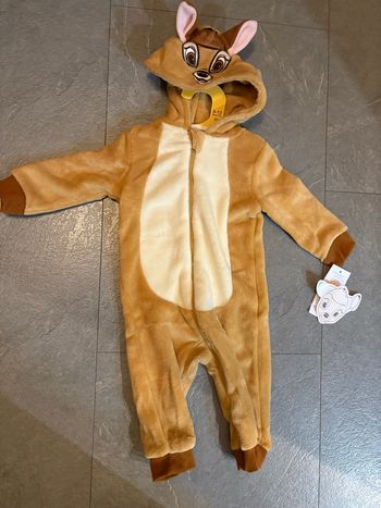 Combinaison Disney Bambi taille 9/12mois soit 80 cm neuf