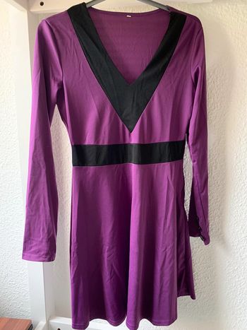 Robe patineuse violette