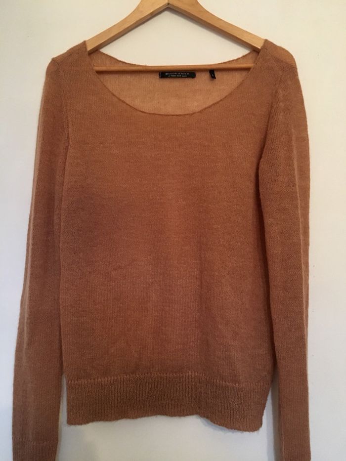 Très beau pull maison scotch taille 1 col bateau / pull en mailles - photo numéro 3