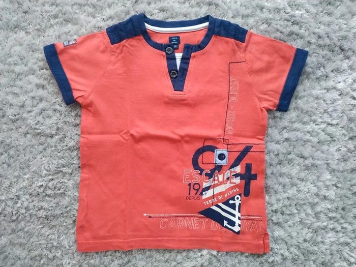 T-shirt manches courtes Terre de marins 4 ans