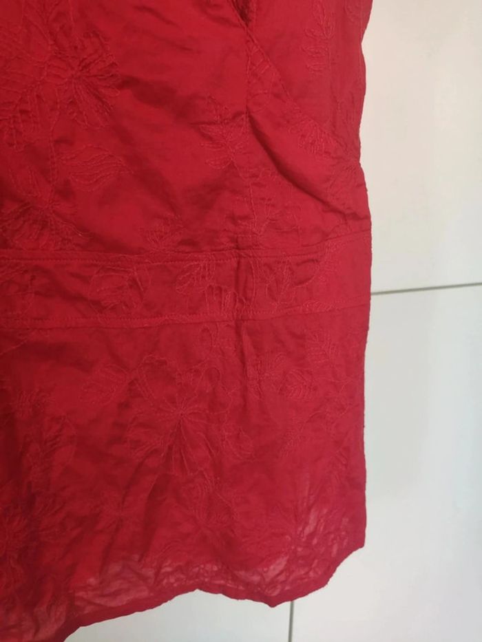 Cache Cache tunique rouge brodé 38 - photo numéro 4