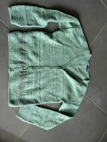 Gilet vert pastel