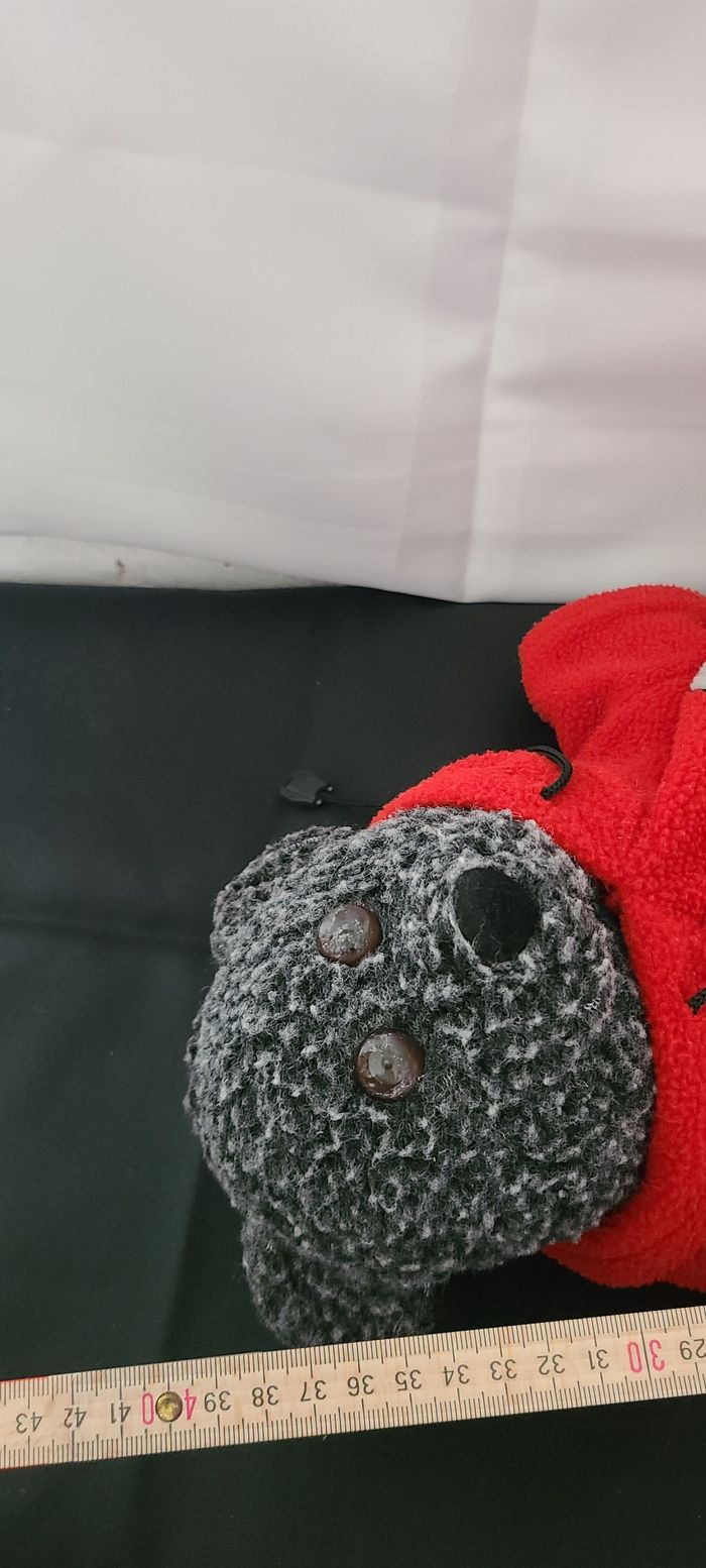 Ours sac à dos ou range pyjama gris - photo numéro 3