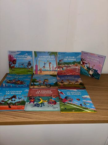 Lot de 10 livres Mc Do collection Esprit sportif