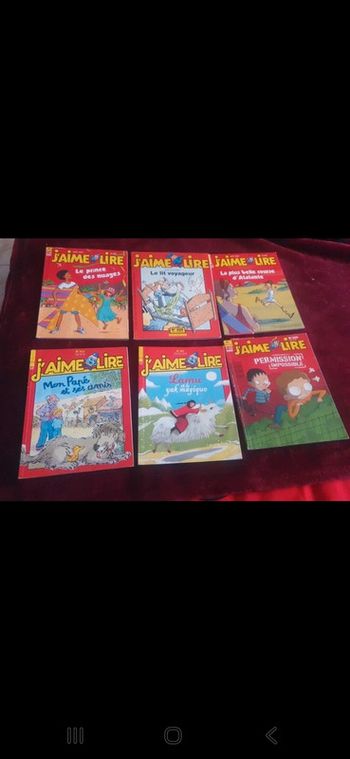 Lot x 6 j'aime lire
