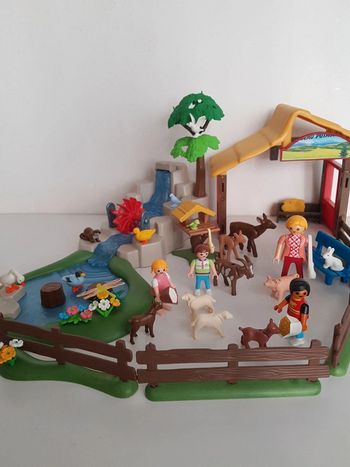 Parc animalier, cascade Playmobil wild life