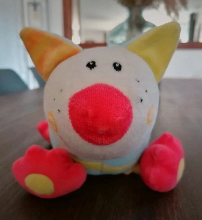 Chat coloré grelot Babysun 30 cm environ - photo numéro 3