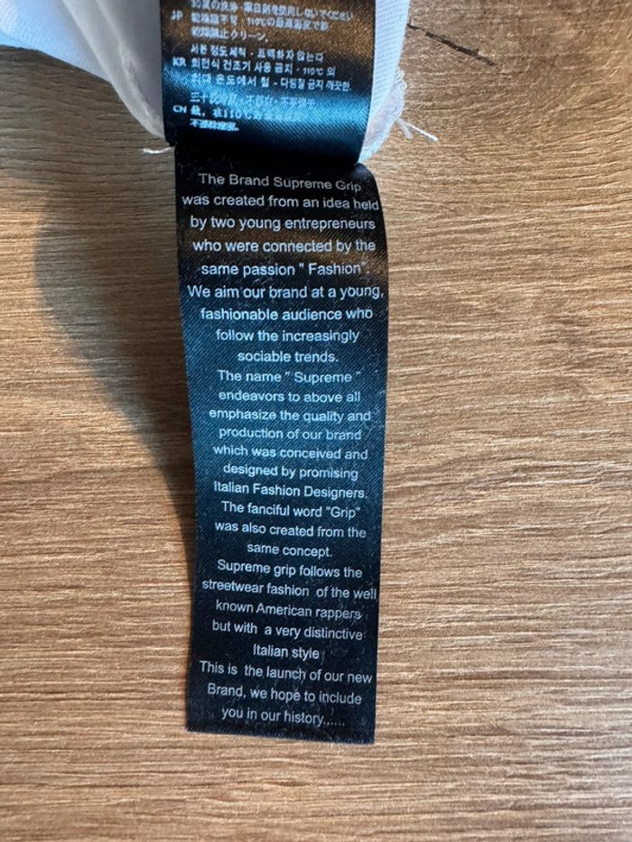 t-shirt manches courtes homme SUPREMe taille L neuf sous blister avec étiquettes - photo numéro 12