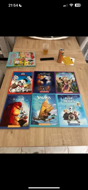 Lot de 6 livres Disney