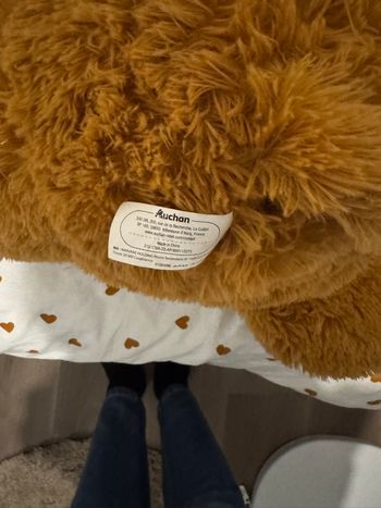 Lot 2 grosses peluches Auchan