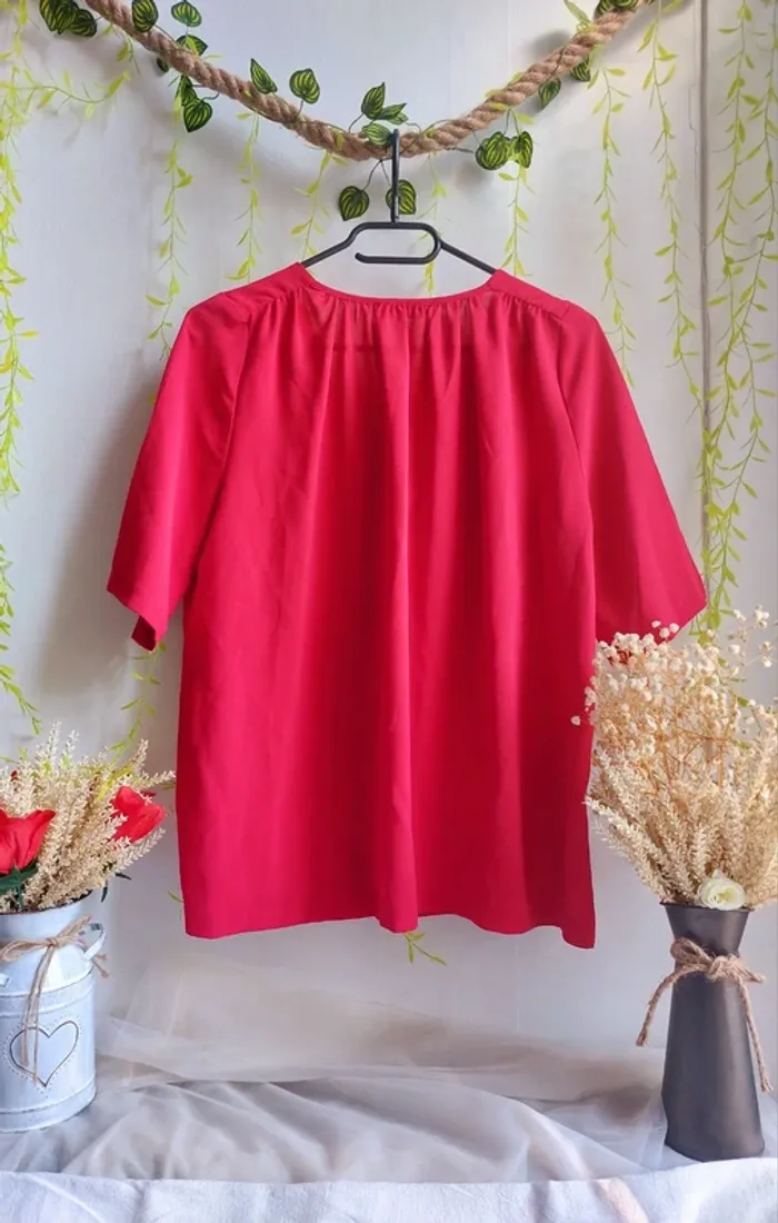 Blouse Ba&sh – S – Rouge – État : Excellent - photo numéro 2