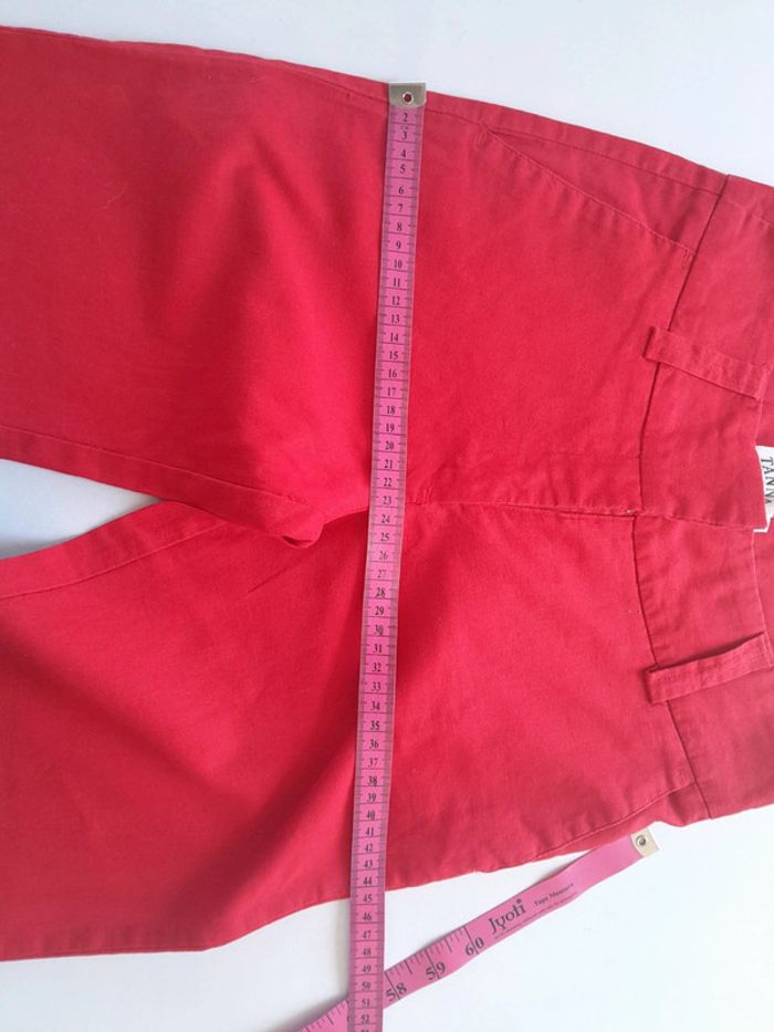 Pantalon Tanna coton lin petit 40 - photo numéro 8