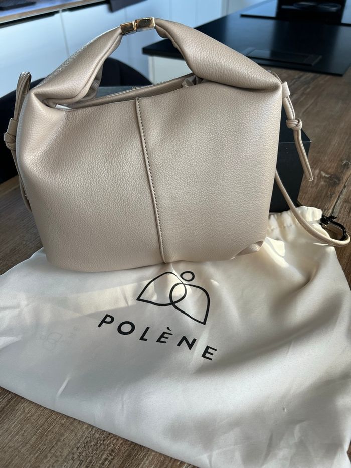 Sac polène beige/gris - photo numéro 2