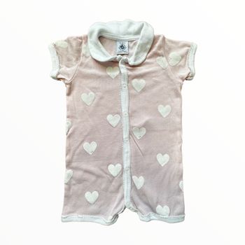 Combicourt Petit Bateau coeurs rose 3 mois TBE (12€)