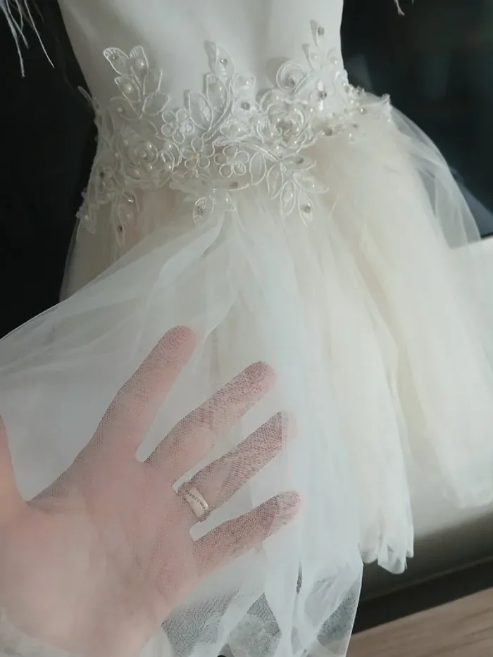 Robe de fête blanche - photo numéro 8