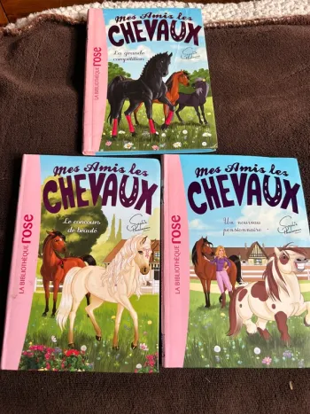 Lot de livres mes amis les chevaux