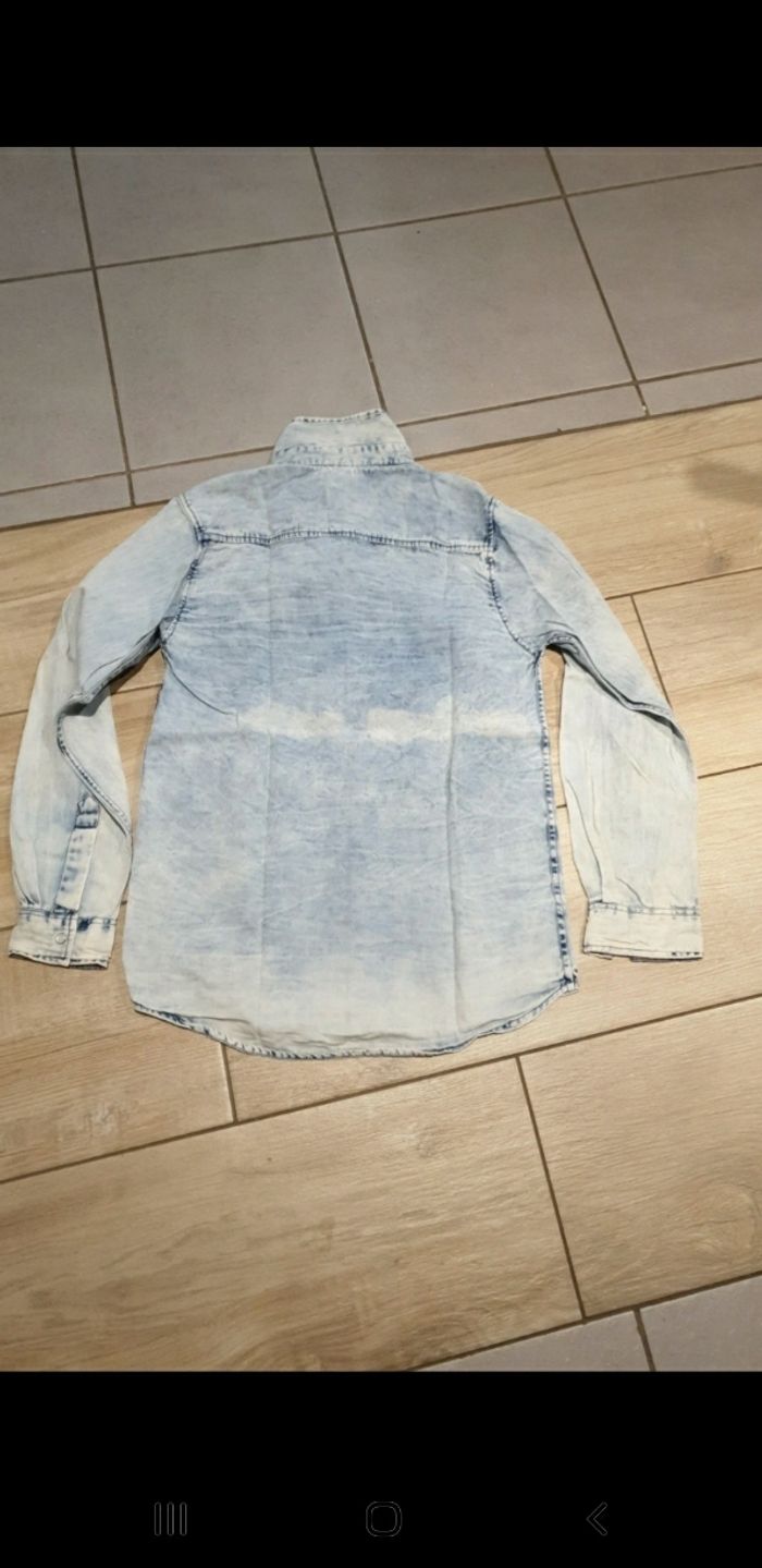 Chemise jeans 14 ans - photo numéro 4