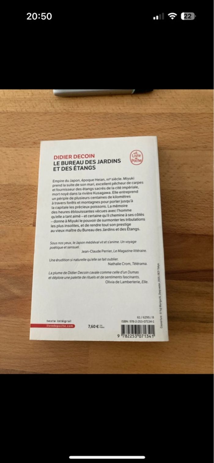 Le Bureau des jardins et des étangs de Didier Decoin - photo numéro 2