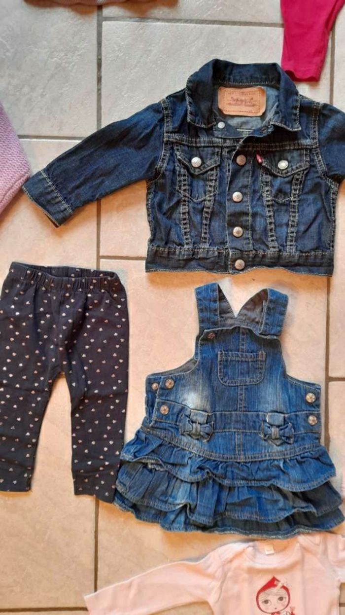 Lot de 40 vêtements fille 6 mois - photo numéro 9